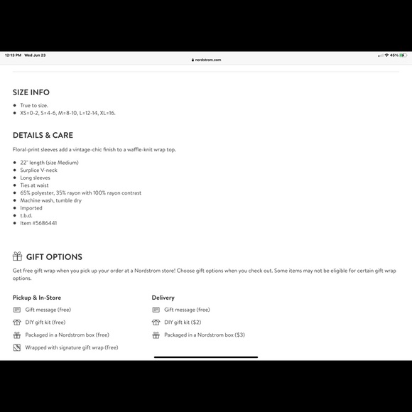 Free People Auxton Thermal Textured Flowy Loose Tie Belt Waist Pink Orange Top - Picture 5 of 5